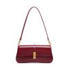 BURMINSA Luxury Genuine Leather Underarm Shoulder Bag Women Elegant Square Small Crossbody Handbag Party Wedding Purse