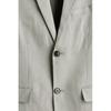 H M Linen Jacket sliM Fit Sage Green
