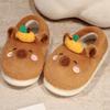 Penguin Plush Cotton Slippers for Women and Toddlers - Cute, Cozy, Thick-Soled Indoor Fur Nest Shoes