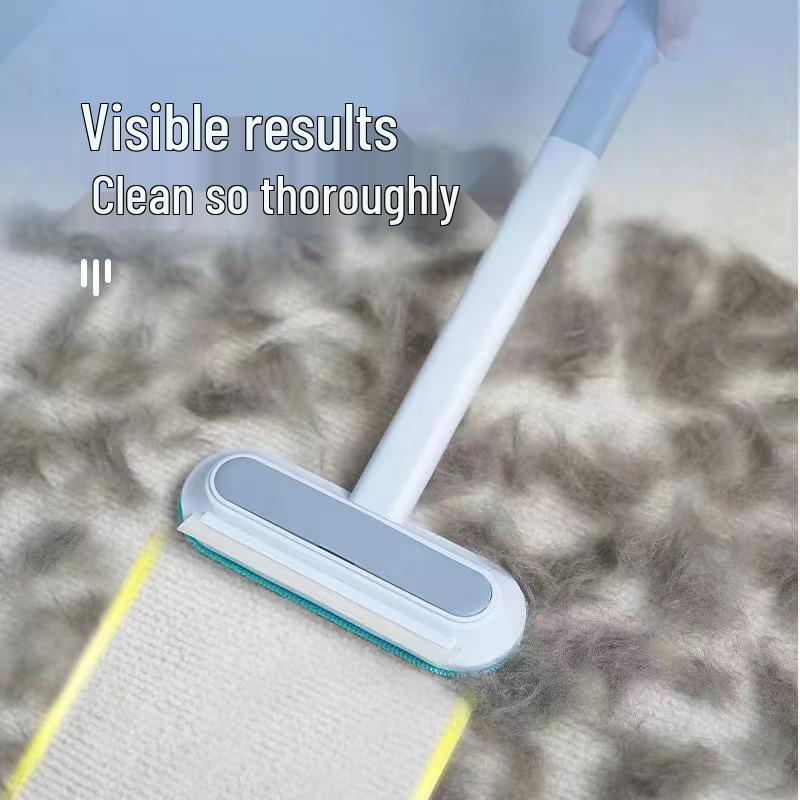 Pet Hair Remover: Cat & Dog Hair Scraper for Carpet & Bed Cleaning