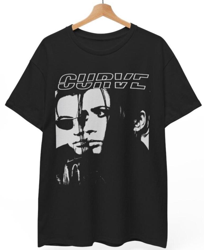 Curve t-shirt shoegaze,Unisex tee XL