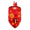 Dog Cat Neckerchief Collar Scarf Saliva Towel Pet Thanksgiving Accessories Dog Bandanas Soft Triangle Bibs