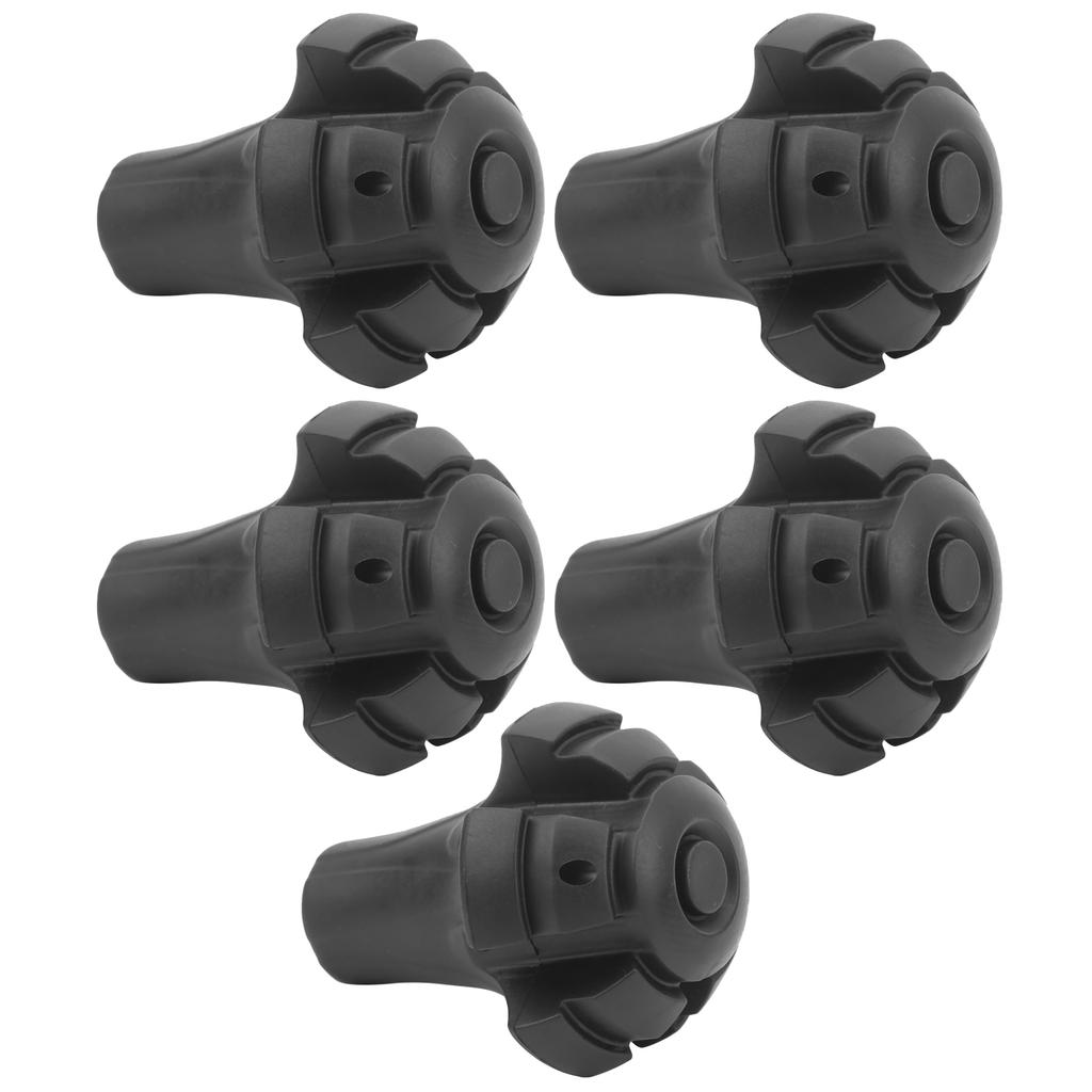 5Pcs Alpenstocks Accessory Round Foot Cover Stick Tip Protection Set Trekking Pole Case