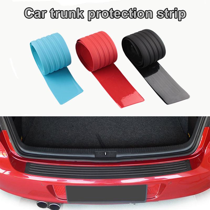 8*90cm Car Rubber Rear Bumper Guard Protector Door Edge Strip Trim Cover