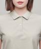 MUSINSA STANDARD WOMAN [Cooltandard] Women'S Crop Pique Polo Shirt [Mushroom]