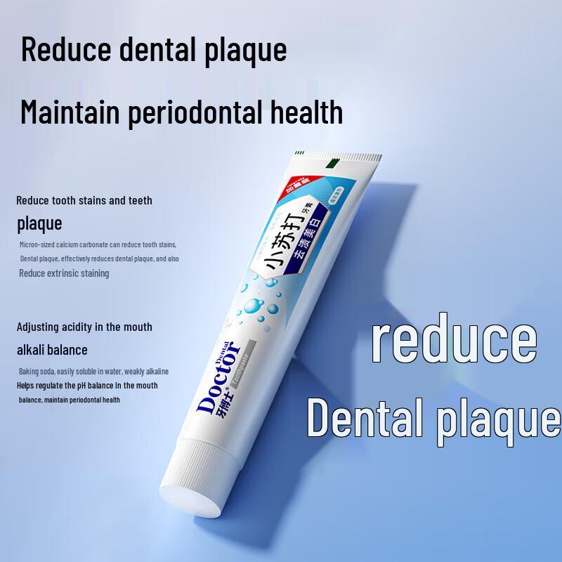 Dr. Toothpaste Baking Soda Whitening Toothpaste (3-Pack)