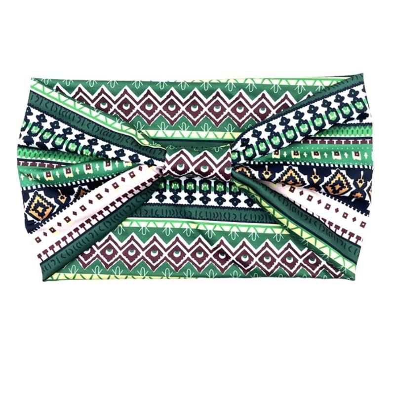 Atmungsaktives Stirnband für Damen Sport Haarband Böhmischer Stil Stirnband Weiblich Elastisches Kopfband Sportliches Kopfzubehör