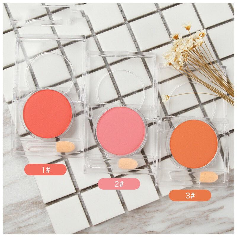 1 Stück Puder Rouge Palette Mineralpuder Langlebig Natürlich Wangenkontur Helles Pfirsichpuder Rouge Kosmetik WBL