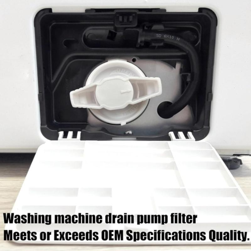 Universal Washing Machine Drainage Filter Coin Catcher ABS Texture Suitable for Various Models Prevents Blockage
