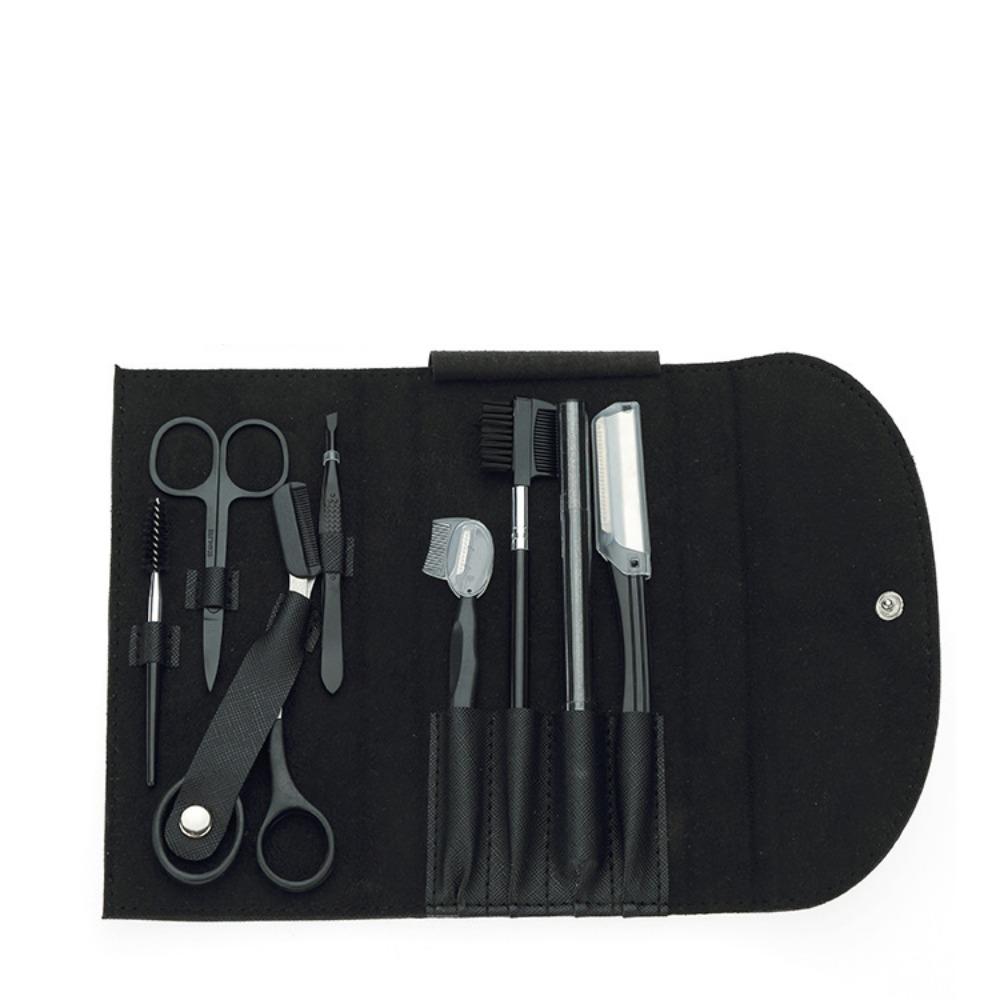 8/9 Stück Edelstahl Augenbrauenpflege-Set 7/8in1 Präzisionspinzette Professionelles Pinzetten-Set Augenbrauenstift Augenbrauenrasierer