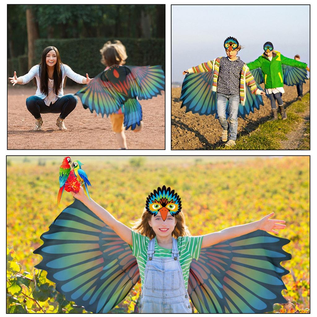 Umhang Weiche Und Flexible Kopfbedeckung Cosplay Kostüm Party Und Verkleiden COSplay Dekoriert Vogelumhang