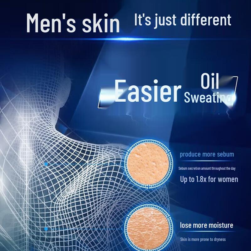 Clear & Young Herren Icy Cool Öl-Kontroll Duschgel