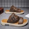 2025 Summer Men's Sandals High Quality Young Students Dual-purpose Lazy Slippers Casual Beach Shoes