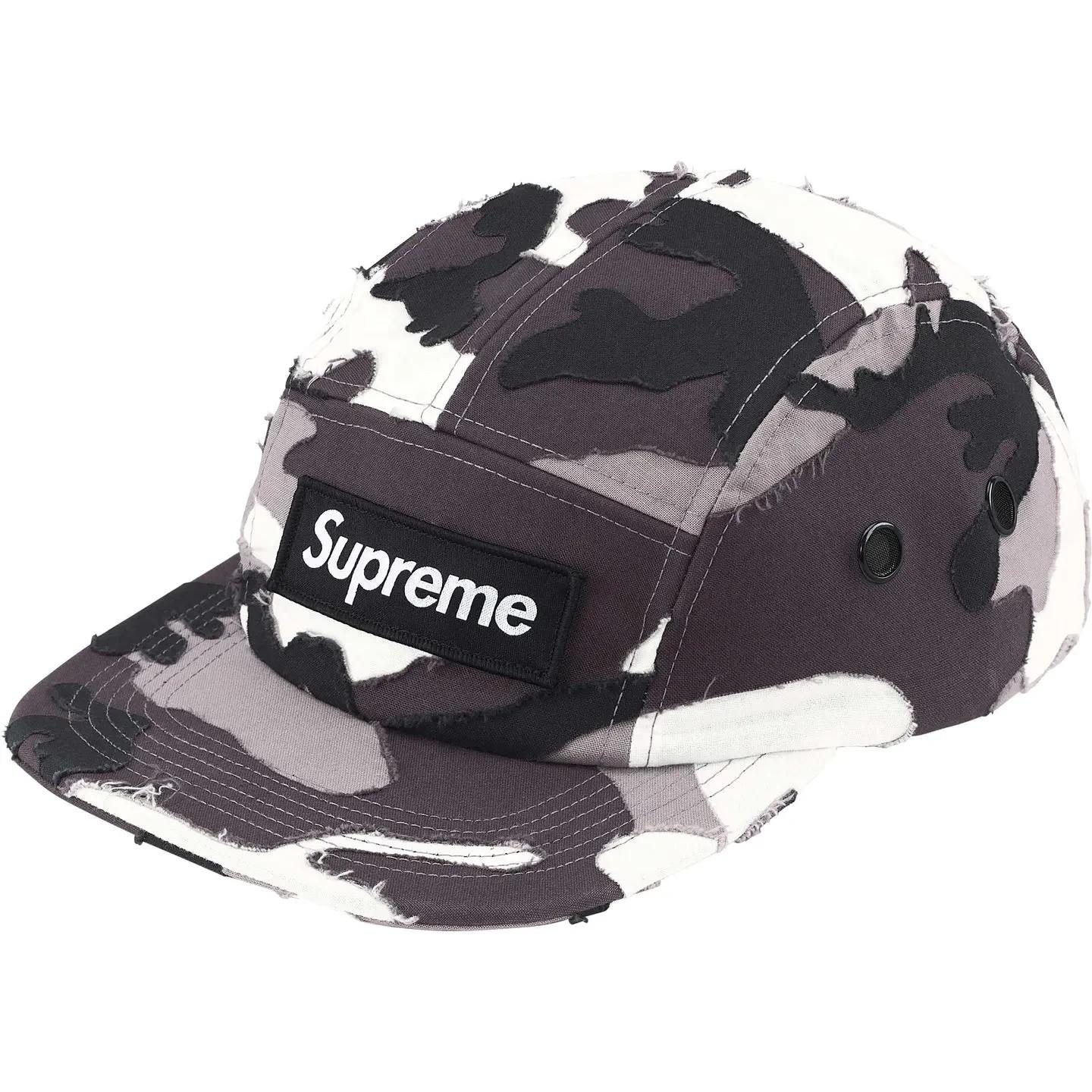 Supreme Layered Camo Camp Cap Snow Camo One-Size
