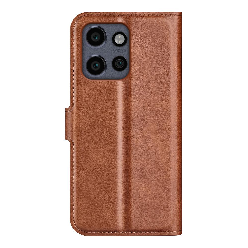 For Motorola Edge 50 Neo 5G/Moto S50 5G/Thinkphone 25 5G Stand Case Anti-Scratch Calf Texture Leather Phone Cover