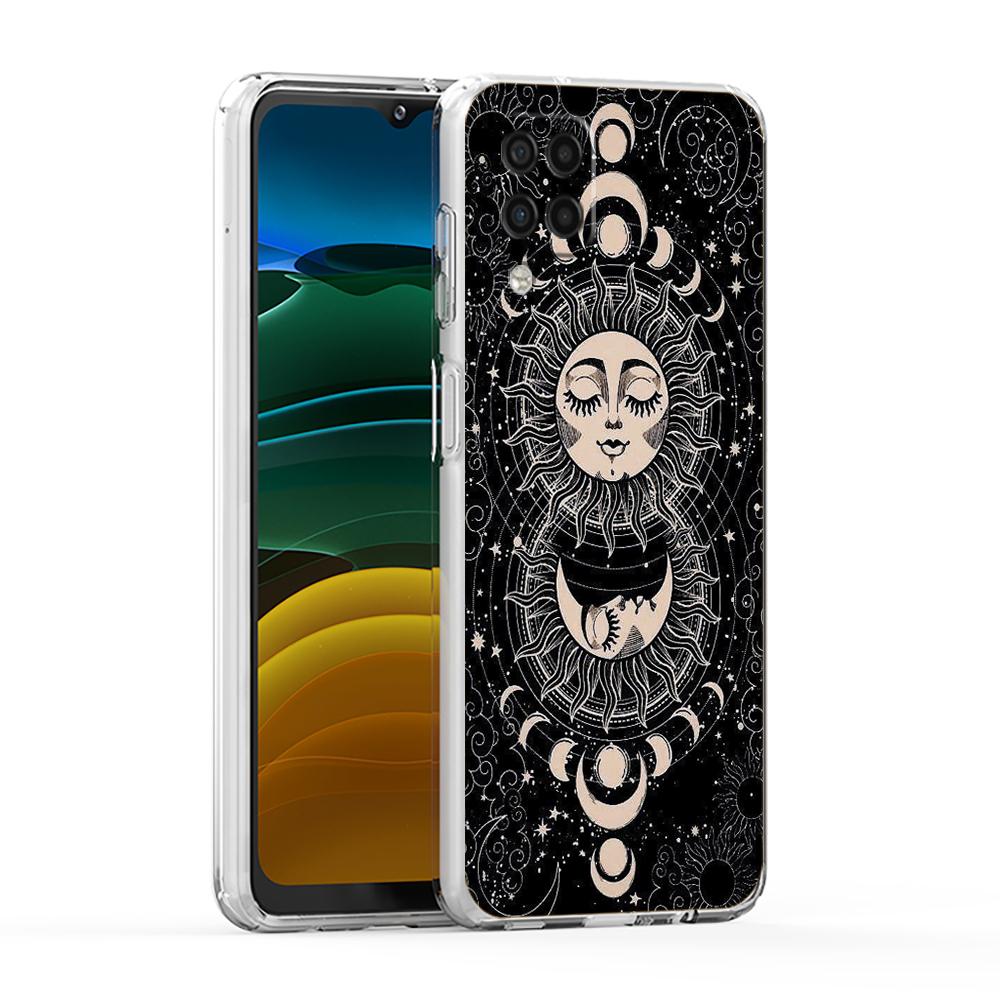 

Suns Moons Clouds Astrological Case for Samsung Galaxy A13 A22 A32 A52 A72 A51 A71 A11 A31 A41 A33 A53 A73 5G Transparent Shell Samsung A53 5G