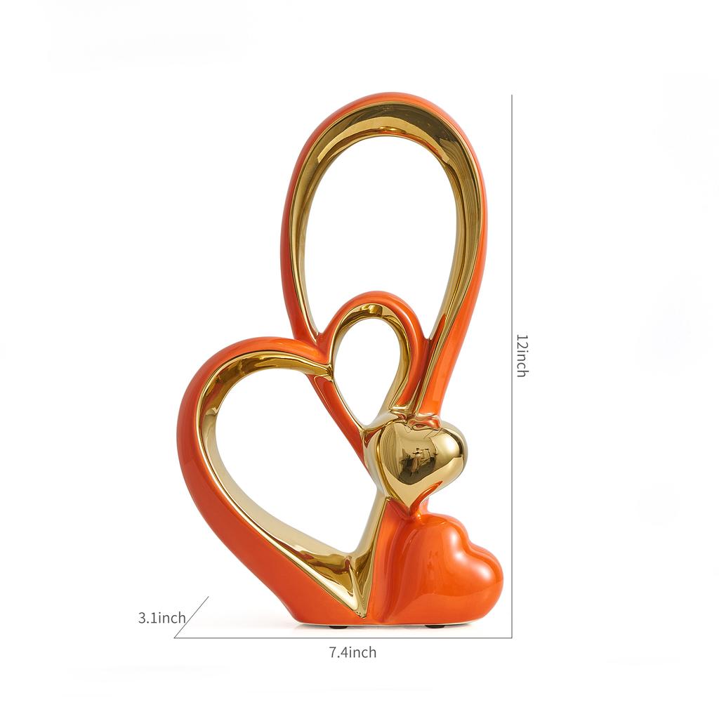 Abstract Statue Light Luxury Home Decoration Handmade Ceramic Sculpture Aesthetic Bedroom Ornaments Table Shelf Decorations Figurine