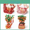 Lucky Cat Lucky Bag Kumquat Building Block Toy For Kids Play With Light Effects