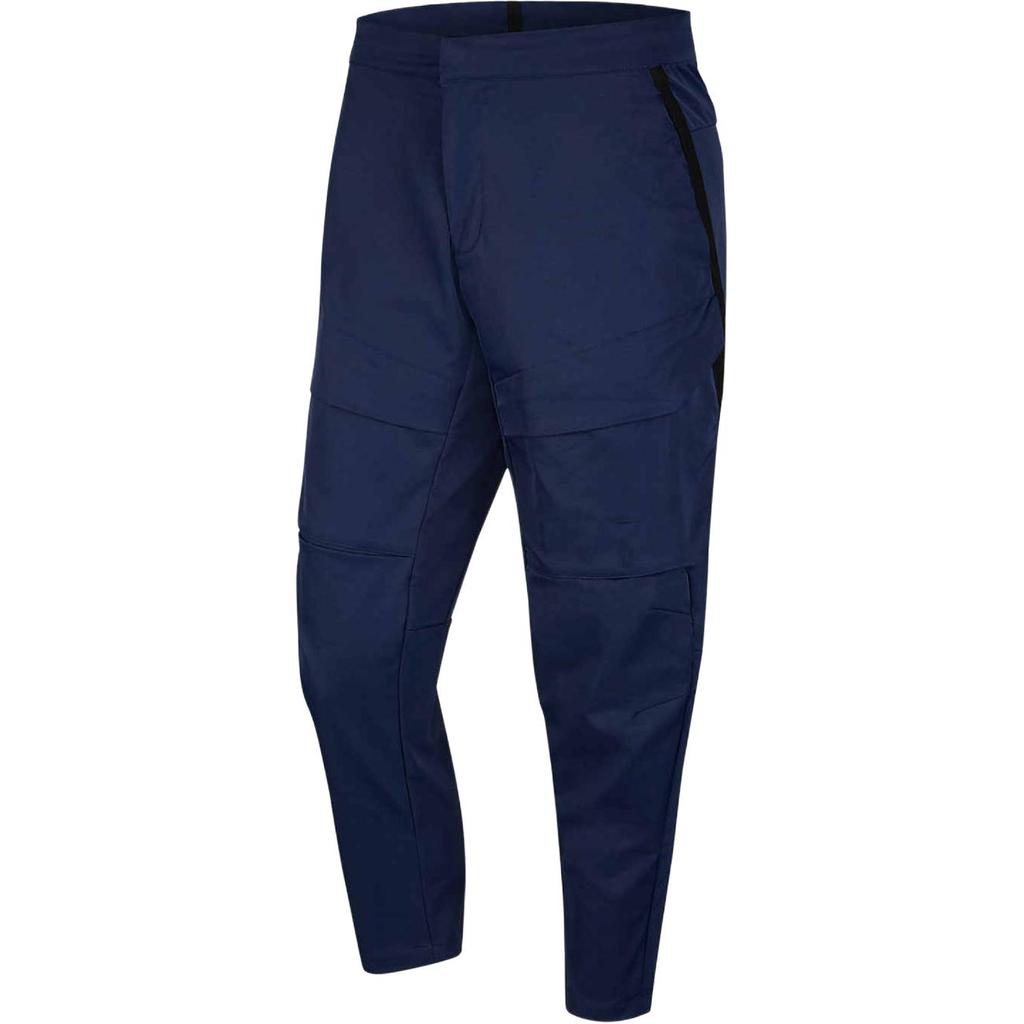 Nike Tech Pack Solid Color Buttoned Straight-Leg Sports Pants Men Bottoms Blue DH2571-410