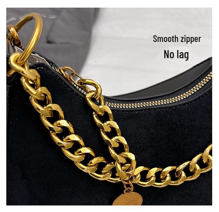 2025 Autumn Women's Versatile Dumpling Handbag - High-End Texture Casual Shoulder and Crossbody Bag