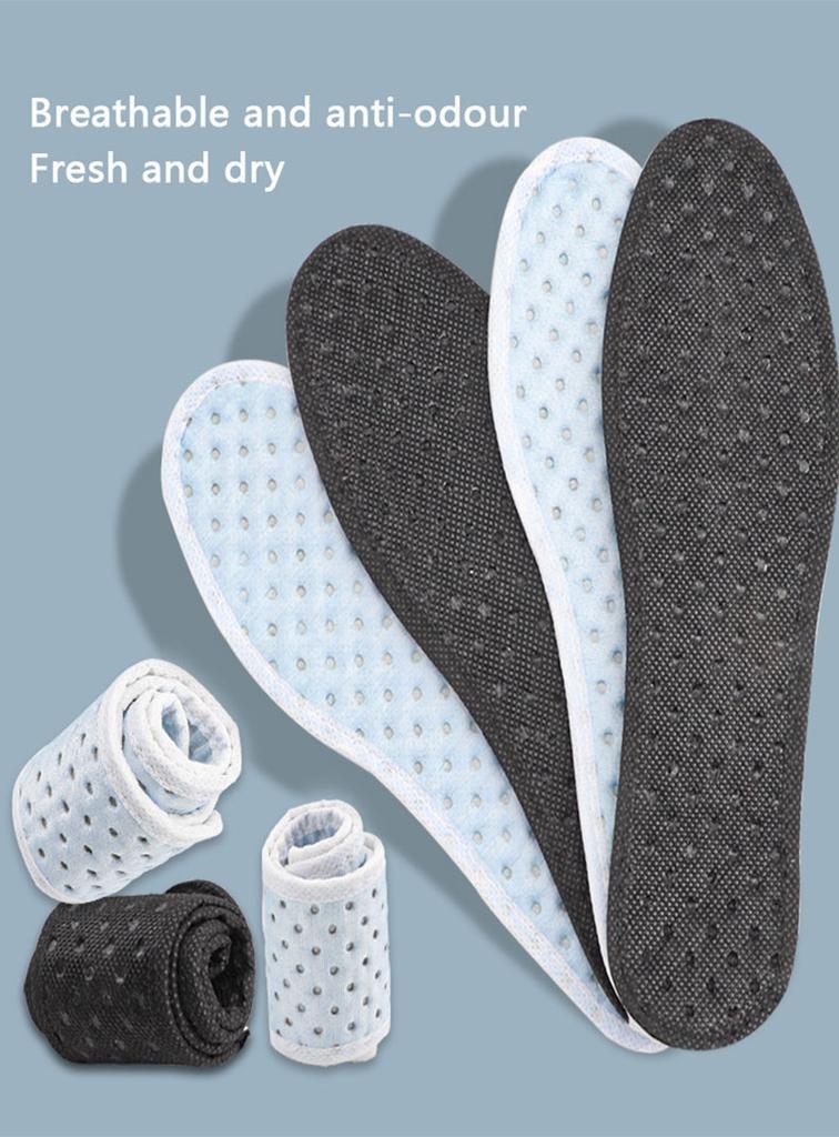 Ai Cao Purifying Odor, Breathable and Sweat-absorbing insoles Soft and Comfortable Plant Deodorizing and Fragrant Leisure insole