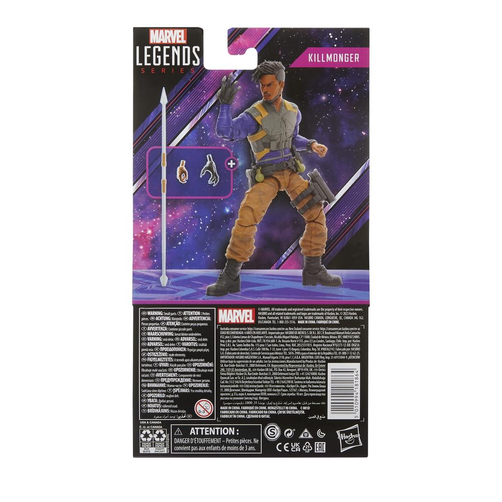 Hasbro Marvel Legends Series MARVEL Erik What 6 Inch Size Action for Ages 4 and Up F7130 Genuine Product Killmonger, If...? (15 Cm) Figure,