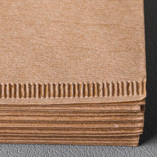 100 ks Jednorázový kužel kávového filtru Nebělené přírodní filtry Papír Káva s hladkou chutí Příslušenství pro překapávač French Press