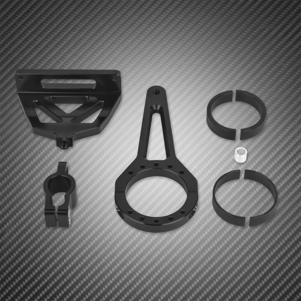 Motorcycle Steering Damper Bracket Shock Absorber Kit For Harley Road Glide 15-UP W/ Front Forks 54mm/58mm/49mm Suspension Parts