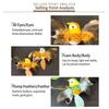 6PCS Mixed Color Hummingbird Artificial Birds Foam with Clips Faux Foam Bird Handicraft Photo Props Simulation Flying Bird