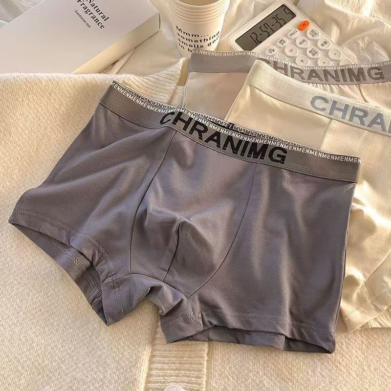 Men's Comfortable Panties Teenager Boxer Shorts Underwear Homme U Convex Shorts Lingerie Boxers