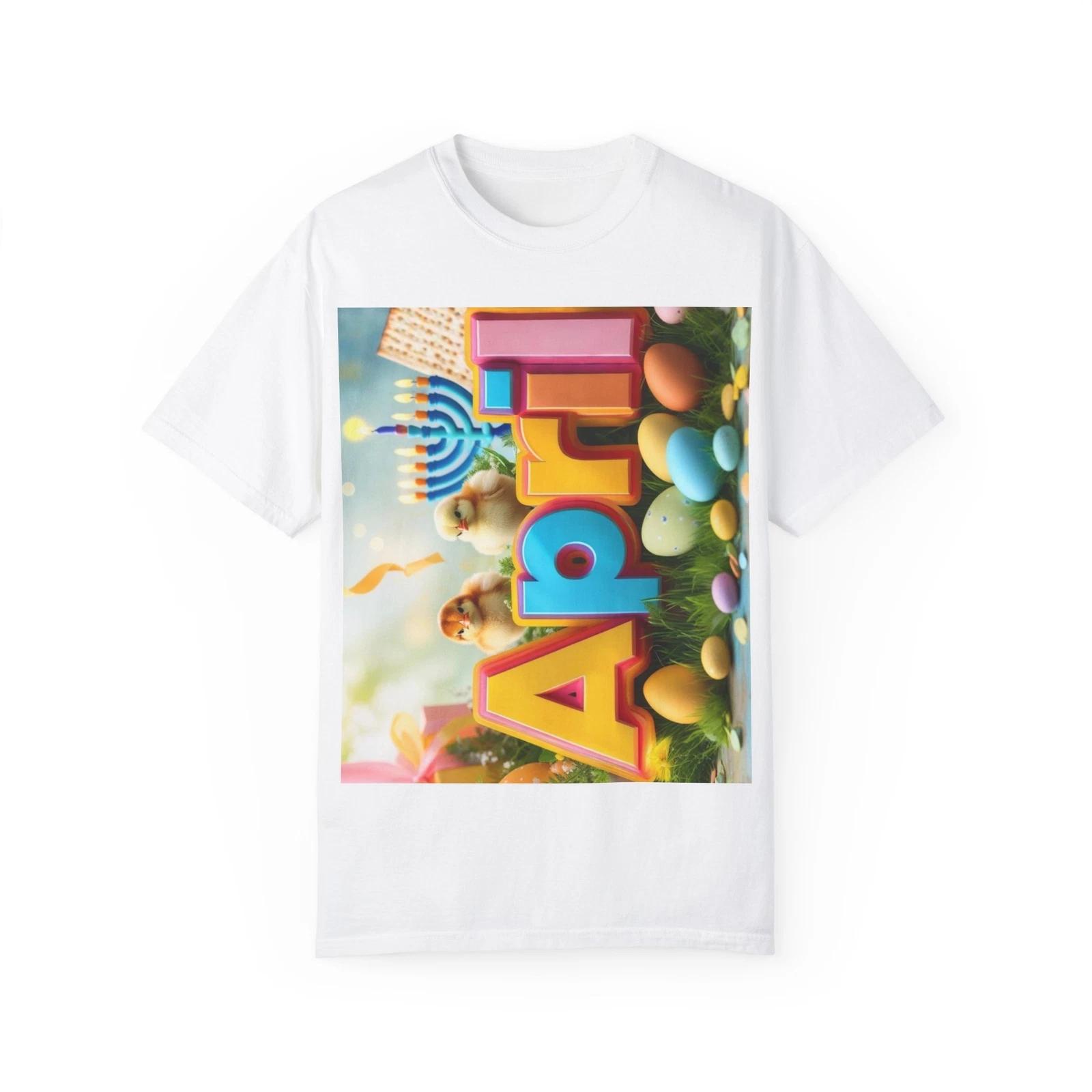 April Celebration T-Shirt, Easter Tee, Spring Graphic Shirt, Holiday Gift 3XL