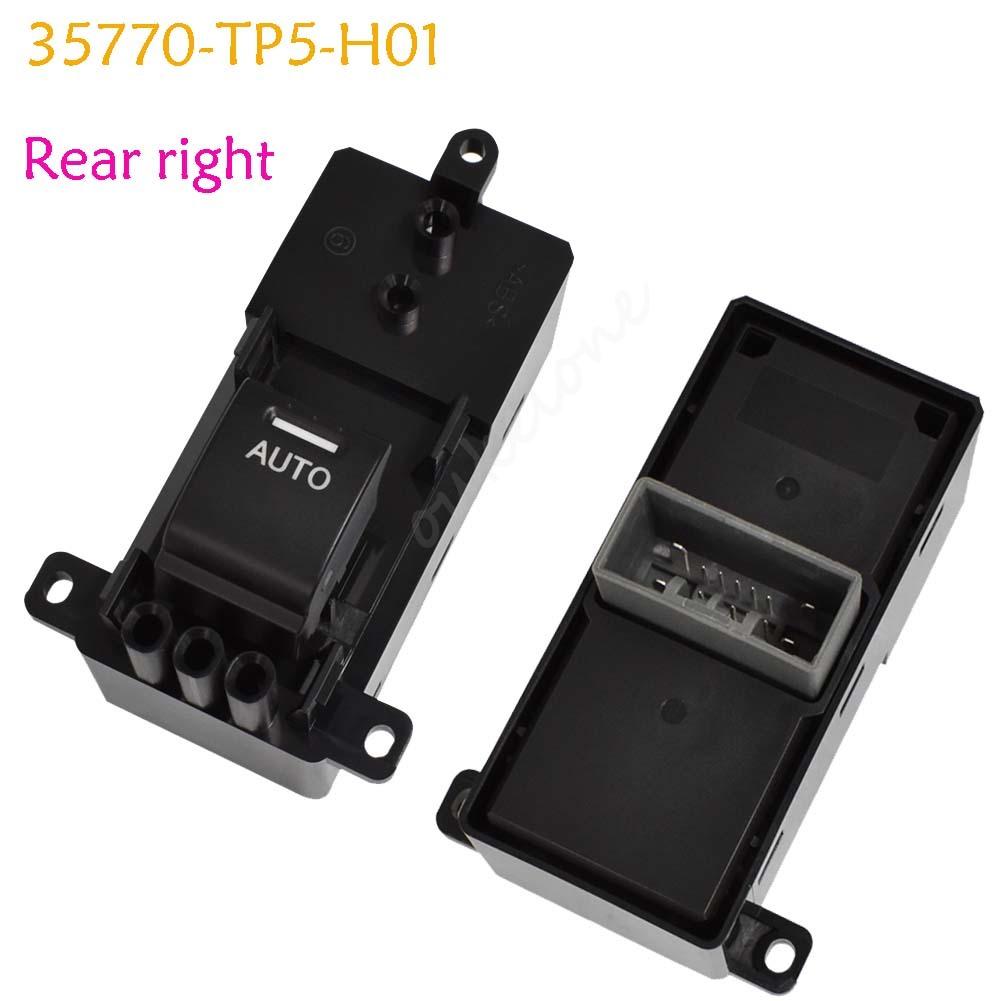 35750-T7A-J21 35760-TP5-H01 35770-TP5-H01 35780-TP5-H01 Для Honda 2009-2012 SPIRIOR 2010-2016 Crosstour Выключатель стеклоподъемника CQ1597-B