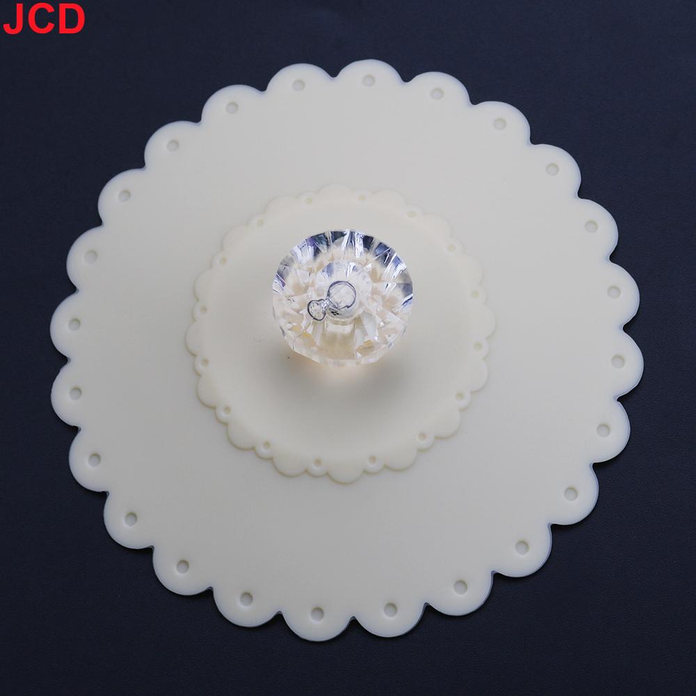 JCD Reusable Silicone Cup Cover with Artificial Diamonds Anti-dust Thermal Insulation Cup Lid Seals Mugs Cover Drinkware Parts