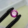 Natural Pink Ruby Loose Gemstone 3.15 Ct Round Cut for Jewelry Making and Gem Collections