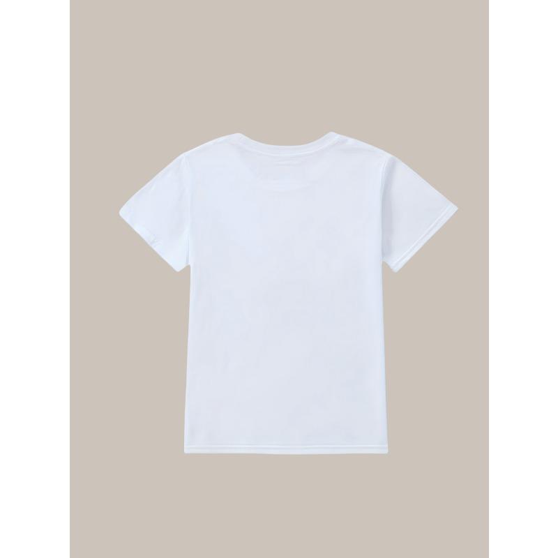 European Sizes Kids' Fashion Cotton T-Shirt with Cute Koala Print,for Girls Aged 12 and Under - Spring/Summer Collection