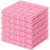 Homaxy 2/4Pcs Cotton Dish Towels Dishcloth Ultra Soft And Absorbent Kitchen Towels Household Cleaning Tools Kitchen Wash Cloth
