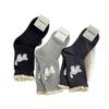 Socks Female Flocking Cartoon Kitten Contrast Color Lace Medium Tube Stacking Socks Female