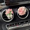 Car Perfume Clip Flower Tulip Air Outlet Car Air Freshener Peach Blossom Aroma Diffuser Car Decoration Accessories Fresh Air