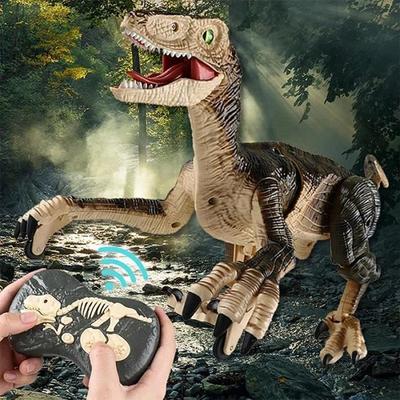 Remote Control Dinosaur - SHOP-STORY - Velociraptor - 50 Cm - Lights - Sounds