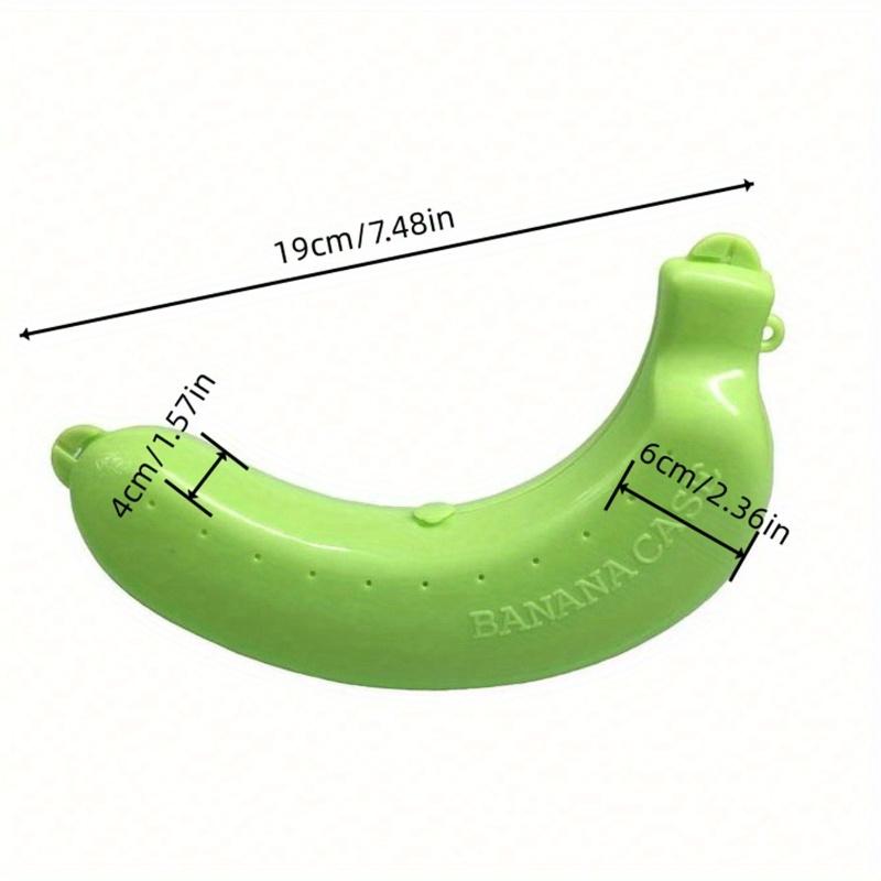 1pc Adorable Banana Protector Container - Durable Plastic Food Storage Case with Snap-Lock Lid | Portable Travel Box for Outdoor