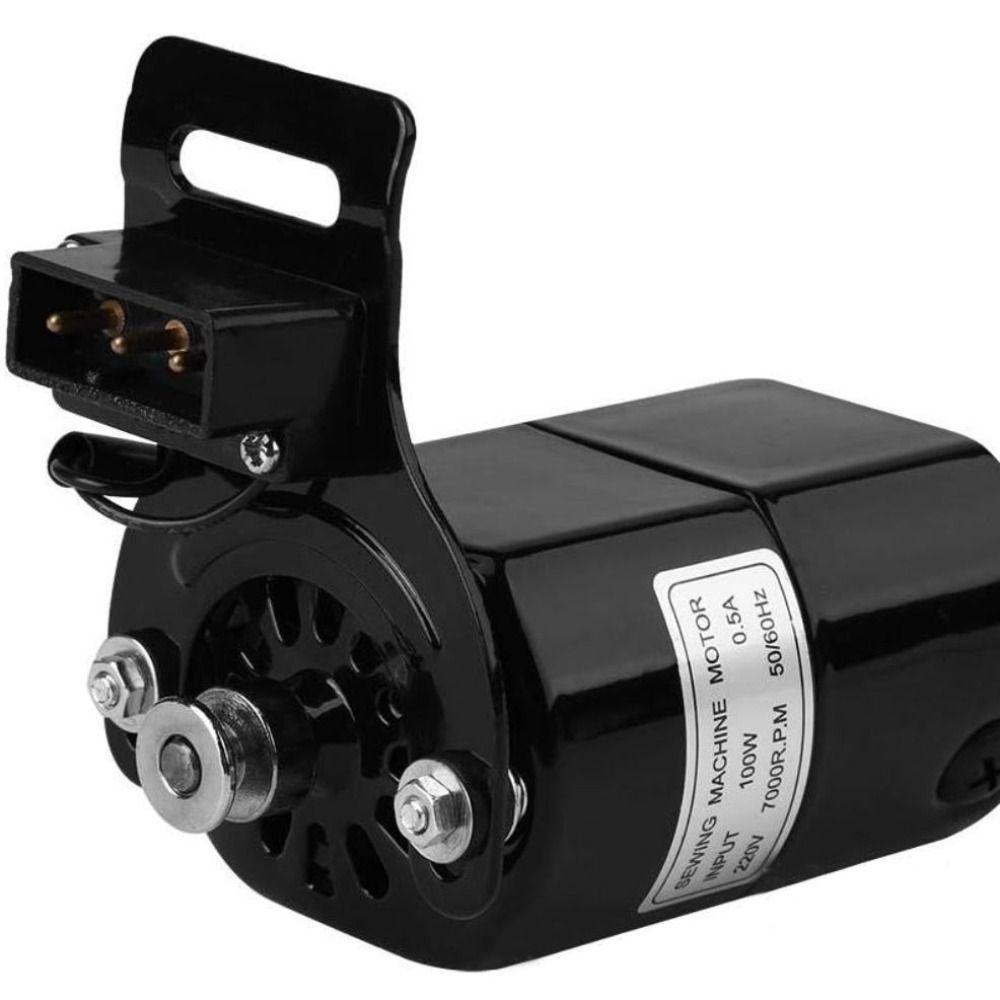 220V 100W Sewing Machine Motor Durable Safety Protection Home Sewing Machine Parts 7000 RPM Counterclockwise Rotation