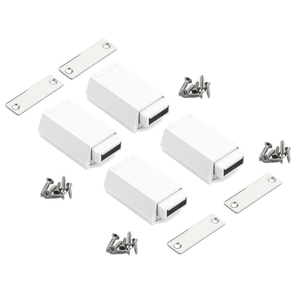 4pcs Push To Open Magnet Cabinet Catch Press Snap Cabinet Door Rebounder DIY Supplies