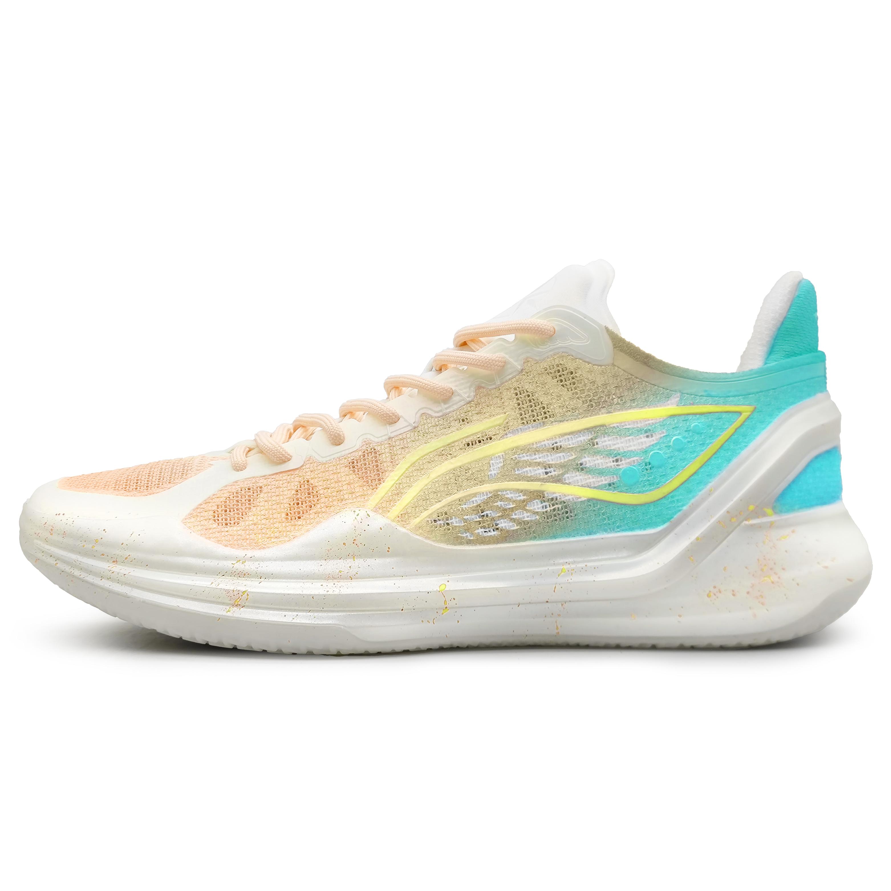 Баскетбольные кроссовки Li Ning Blade 4 V2 Низкие Мужские Желто-зеленые ABAU037-7(Команда142-) 45