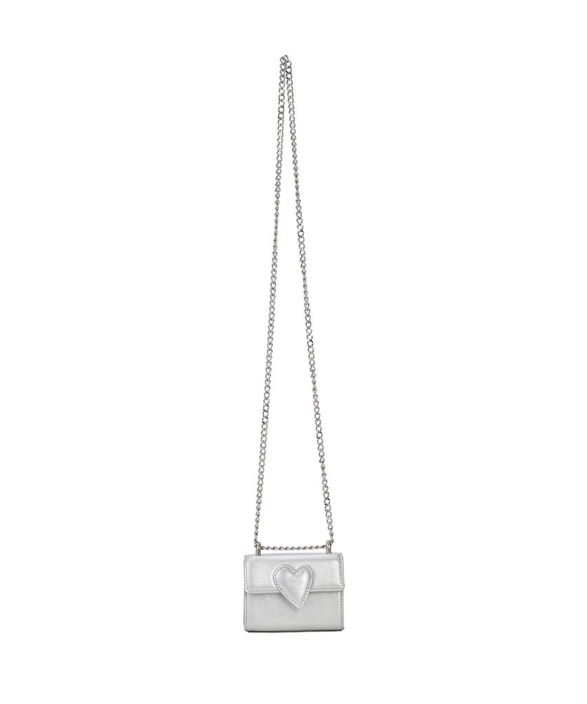 Christine Project Twist Heart Micro Bag(Silver Glass)