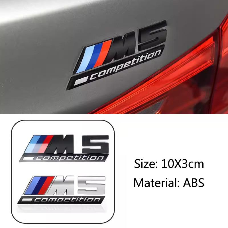 BBIW3 For BMW Thunder Edition M1 M2 M3 M4 M5 M6 M7 M8 X3M X4M X5M X6M 3D Car Body Side ABS Badge Emblem Body Rear Trunk Decor Stickers