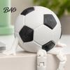 Flexible Pose Football Model 3D Printed Soccer Ball Buddy Figurine with Articulated Legs, Decorative Sports Collectible, World Tournament Cup Desktop