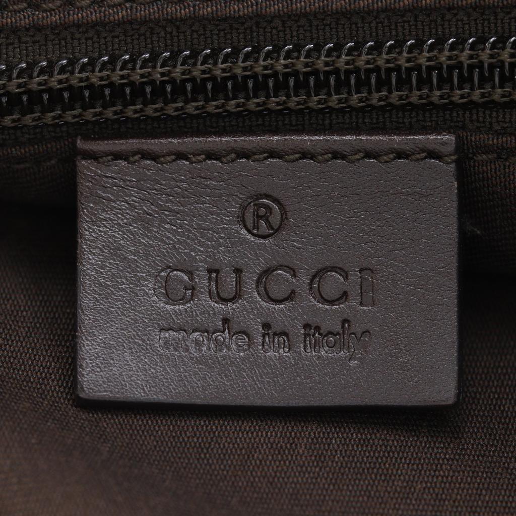 GUCCI Shoulder Bag 145857 Brown GG canvas unisex Used