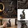 Halloween Witch and Resin Figurine for Home and Party Decor