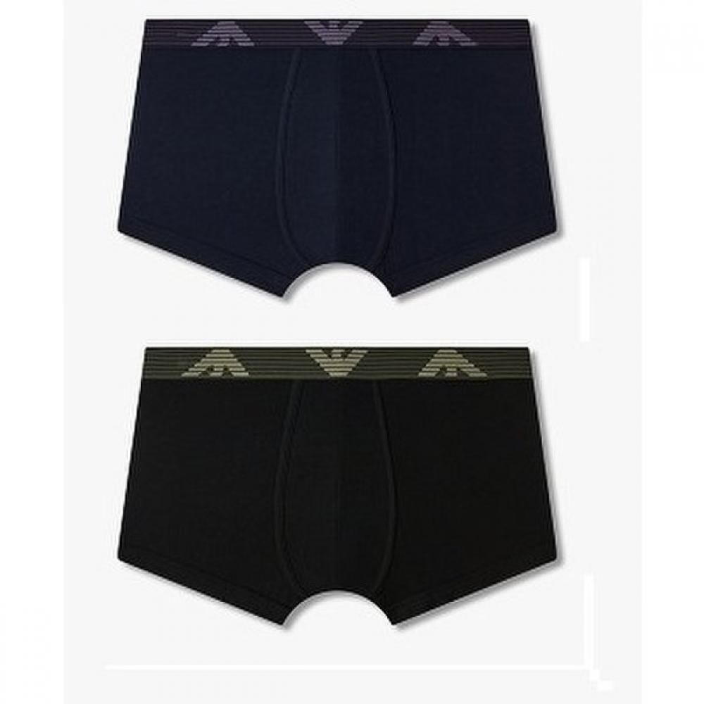 Emporio Armani Мужские полосатые хлопковые Дроз 2 комплекта 0815112012 0815112013 M(100)