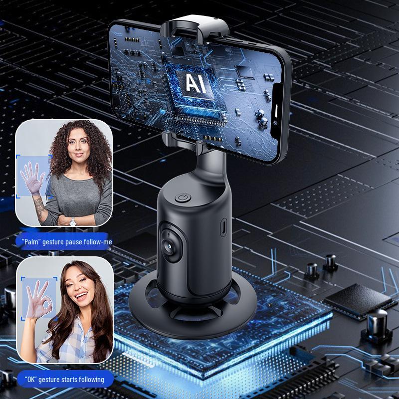 Smart 360° AI Face Recognition Gimbal for Live Streaming & Selfies